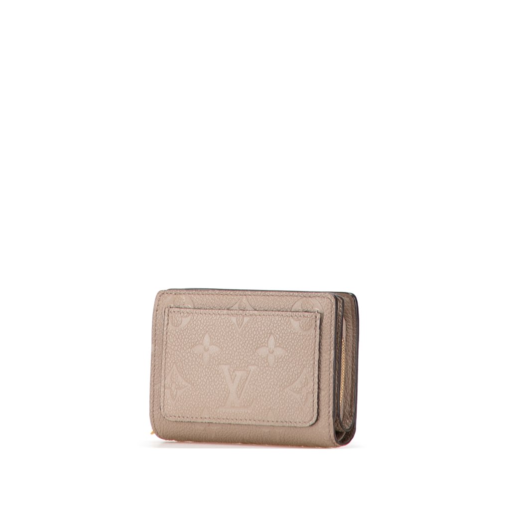 Louis Vuitton Monogram Empreinte Clea Small Wallet - Back view