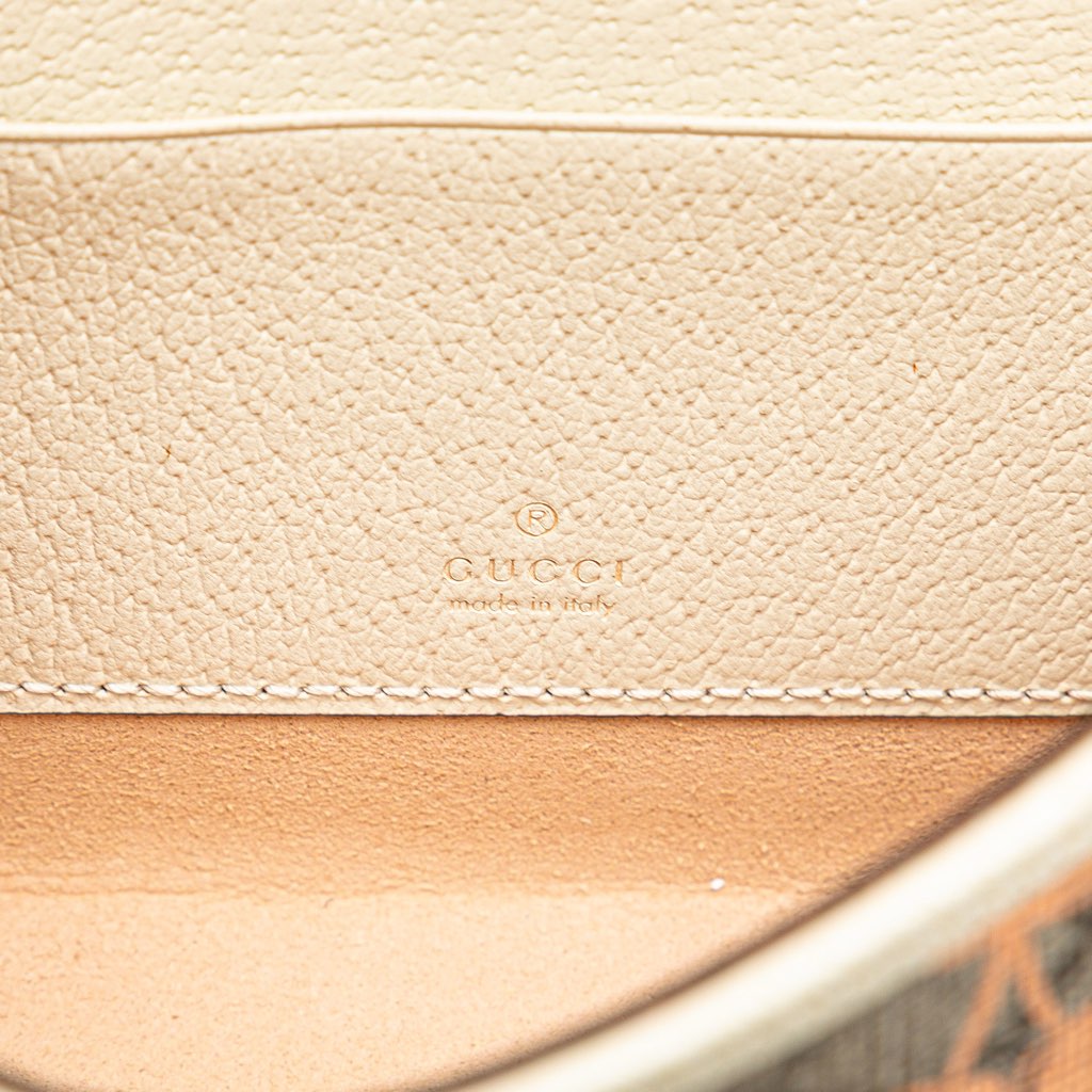 Gucci Mini GG Supreme Berry Padlock Satchel - Side view