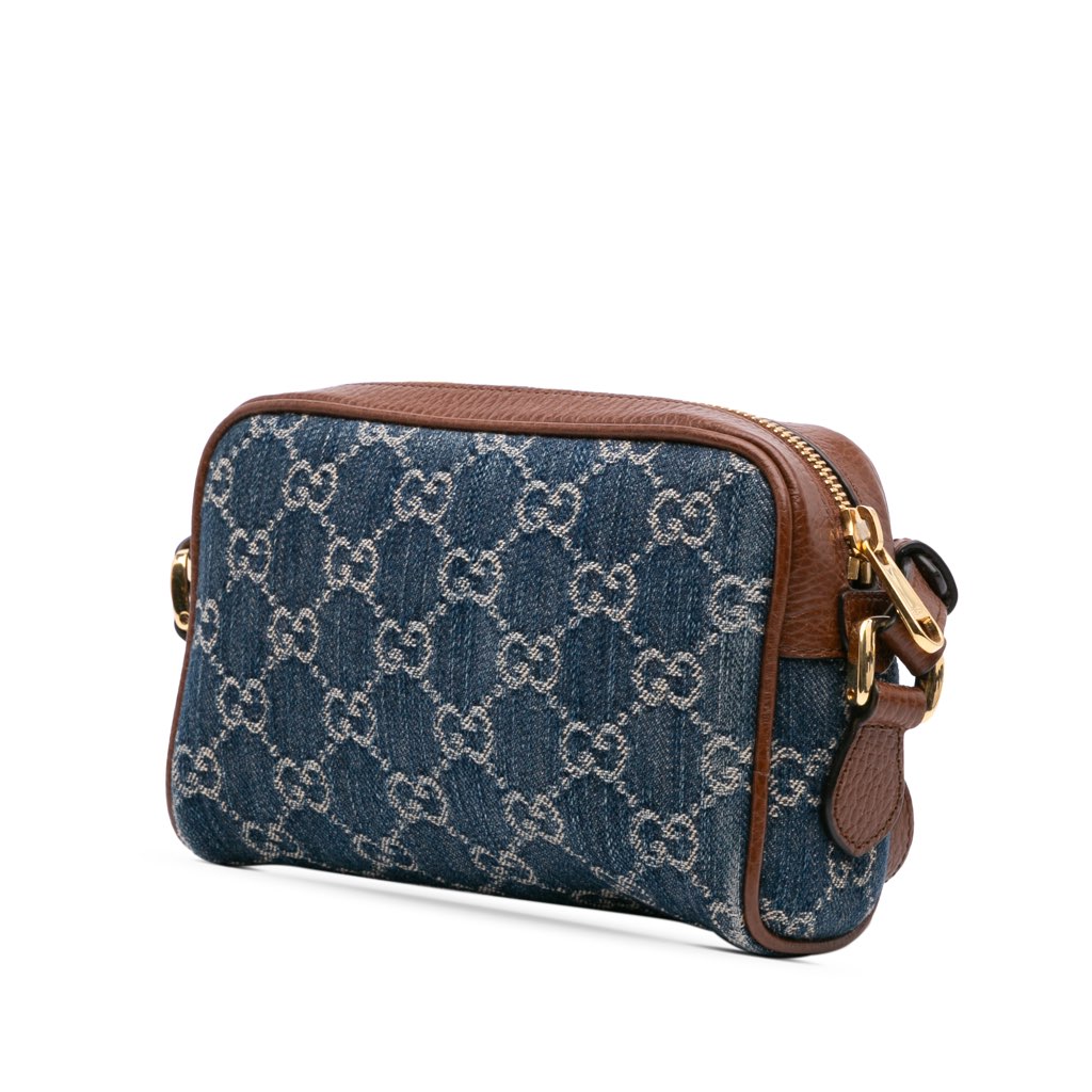 Gucci Mini GG Denim Ophidia Crossbody - 2