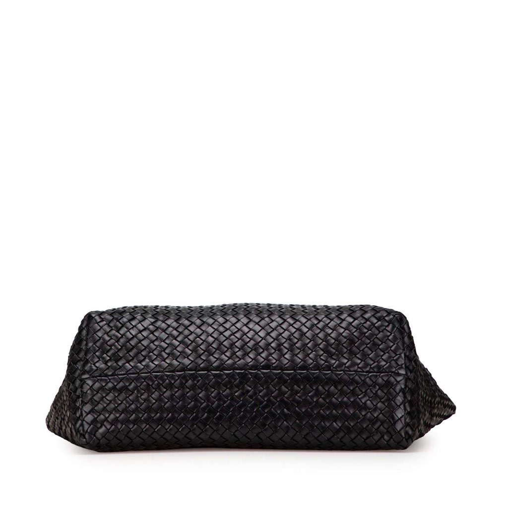 Bottega Veneta Medium Lambskin Intreccio Cabat Tote - Image 6