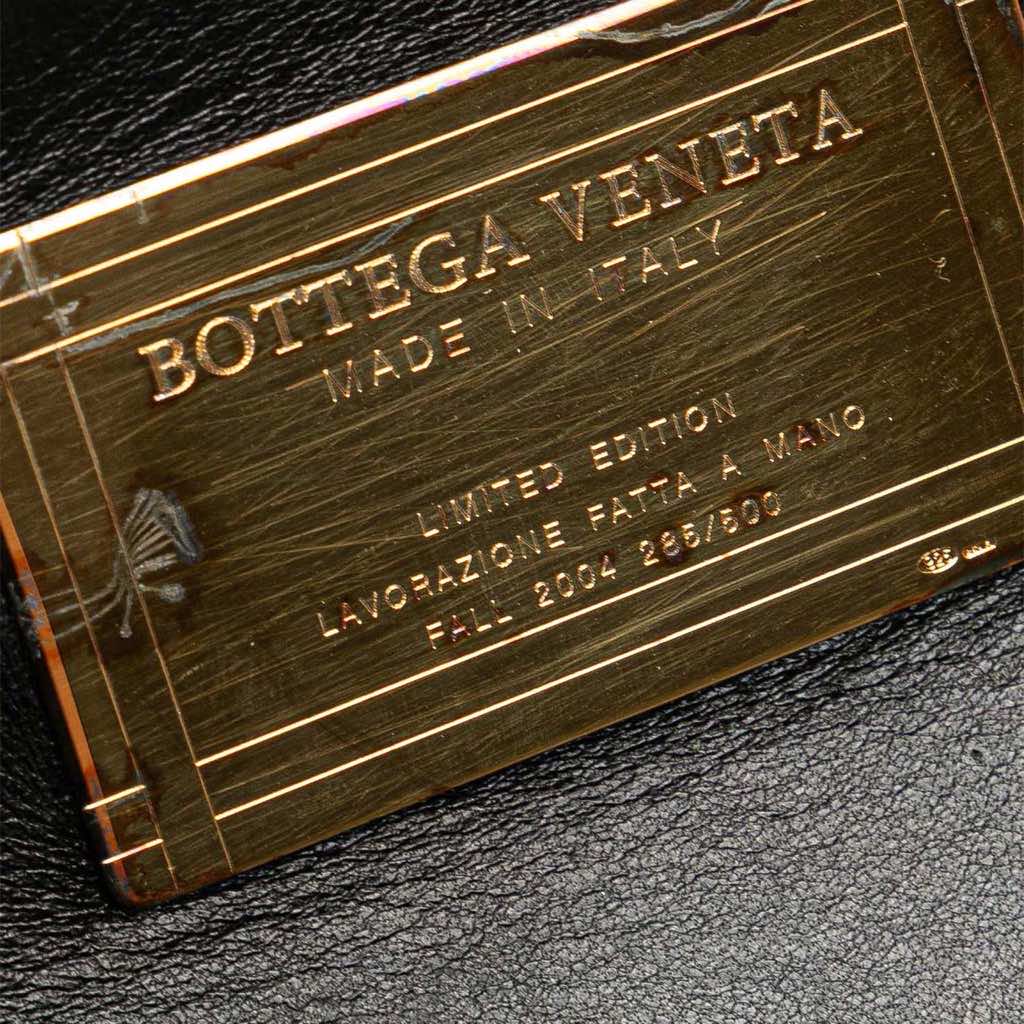 Bottega Veneta Medium Lambskin Intreccio Cabat Tote - Side view