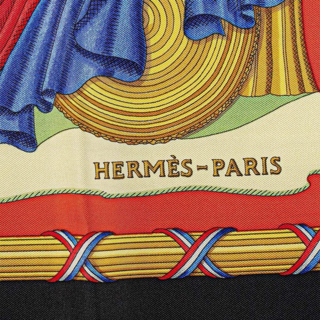 Hermès Republique Francaise Liberte Egalite Fraternite 1789 Silk Scarf - 3