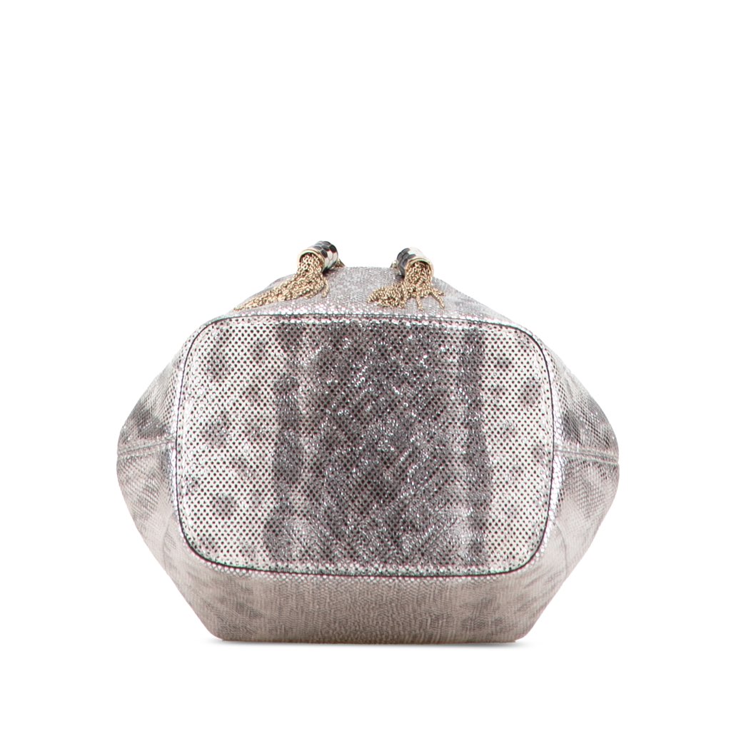 Bvlgari Metallic Karung Serpenti Forever Bucket Bag - Image 6