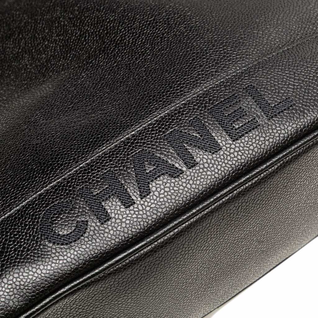 Chanel Caviar Logo Shoulder Bag - Image 11