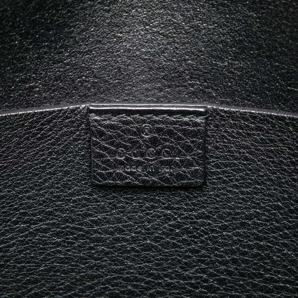 Gucci Leather Logo Embossed Messenger Bag - 5