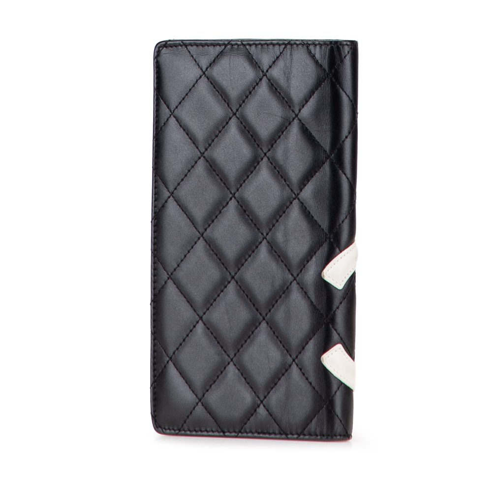 Chanel Quilted Lambskin Cambon Ligne Bifold Wallet - 2