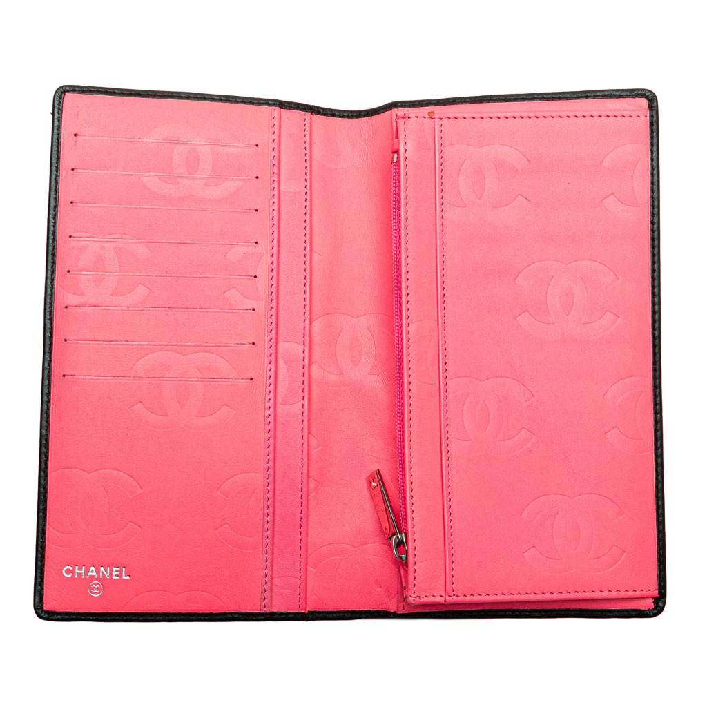 Chanel Quilted Lambskin Cambon Ligne Bifold Wallet - 4