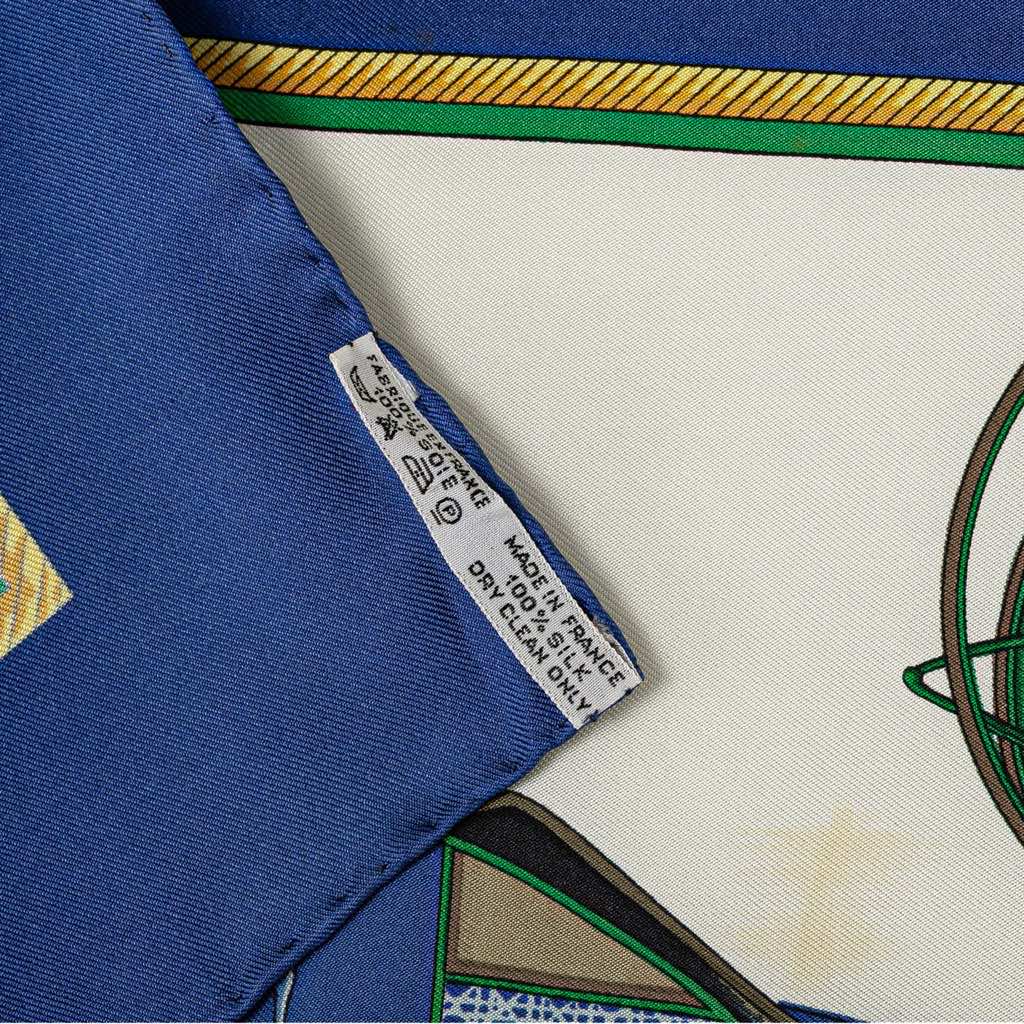 Hermès Les Voitures A Transformation Silk Scarf - Side view