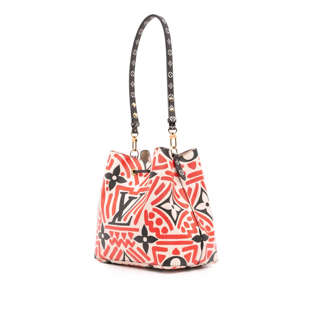 Louis Vuitton Monogram Giant Crafty Neonoe MM - Back view