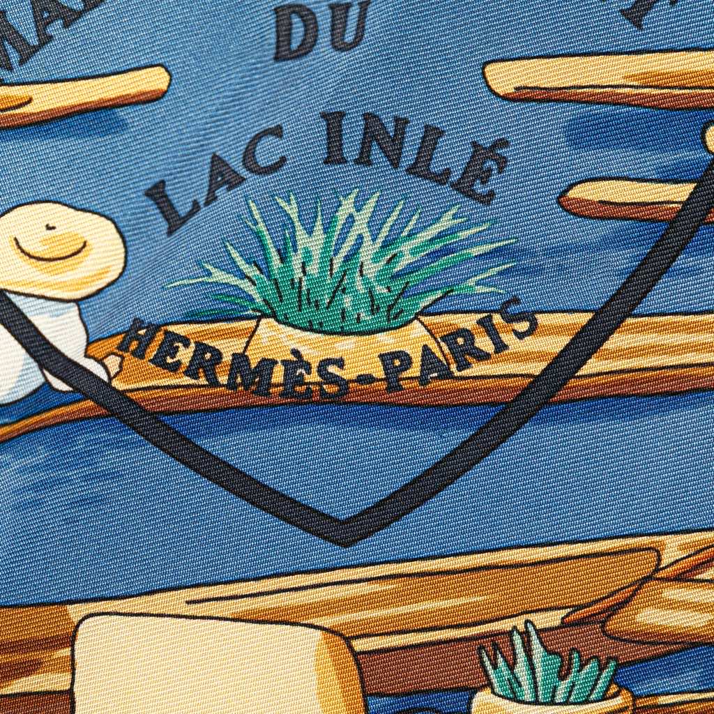 Hermès Marche Flottant Du Lac Inle Silk Scarf - 5