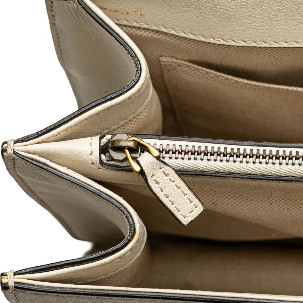 Gucci Medium Leather Bamboo Dionysus Web Satchel - Detail 2