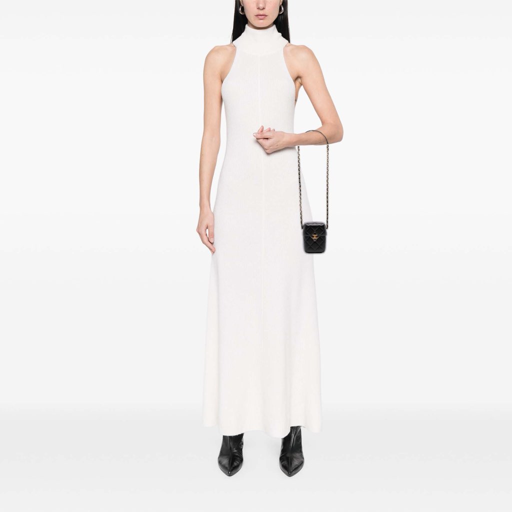 Chanel Mini Quilted Lambskin Diamond Lock Phone Holder - Image 10