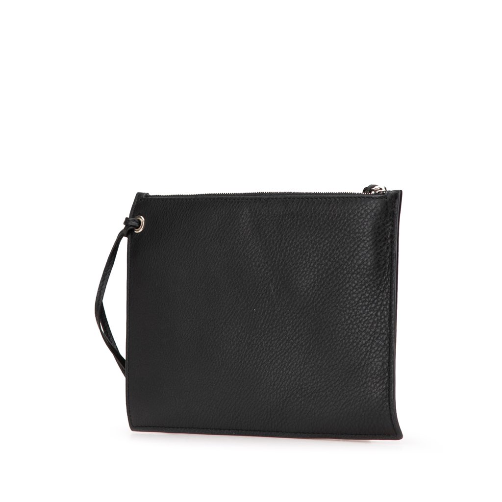 Balenciaga Leather Everyday Pouch - Back view