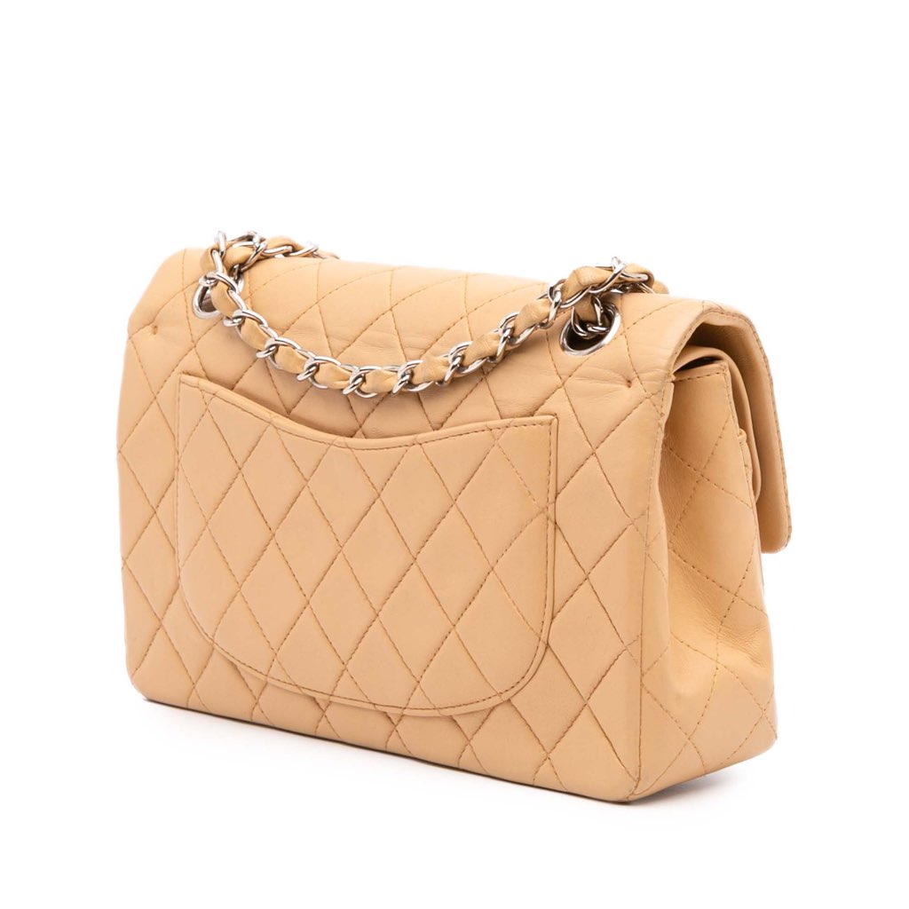 Chanel Small Classic Lambskin Double Flap - Back view