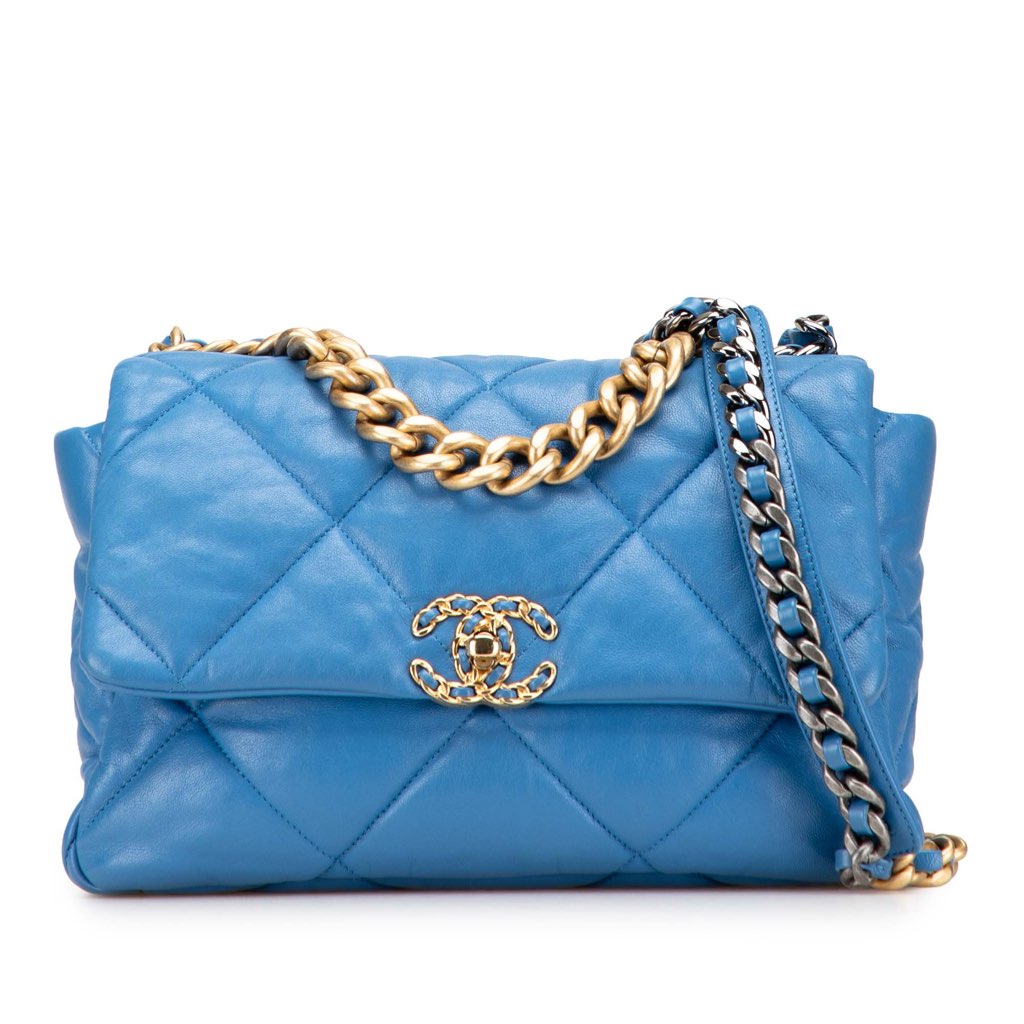 Chanel Large Lambskin 19 Flap
