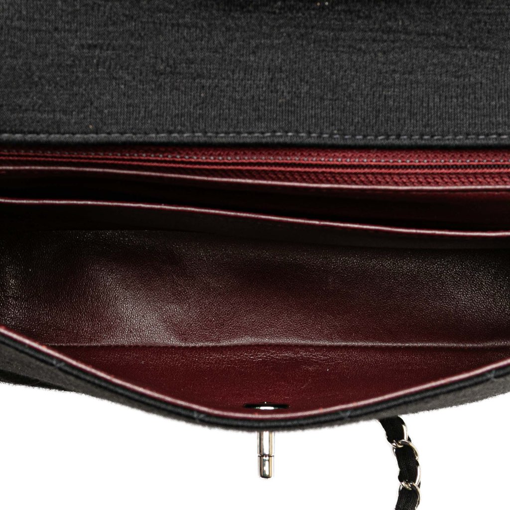 Chanel Medium Quilted Jersey Single Flap - 4