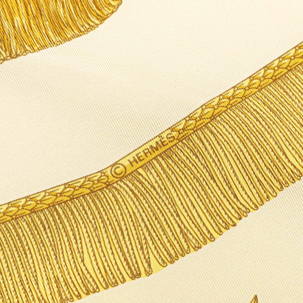Hermès Poste et Cavalerie Silk Scarf - Side view