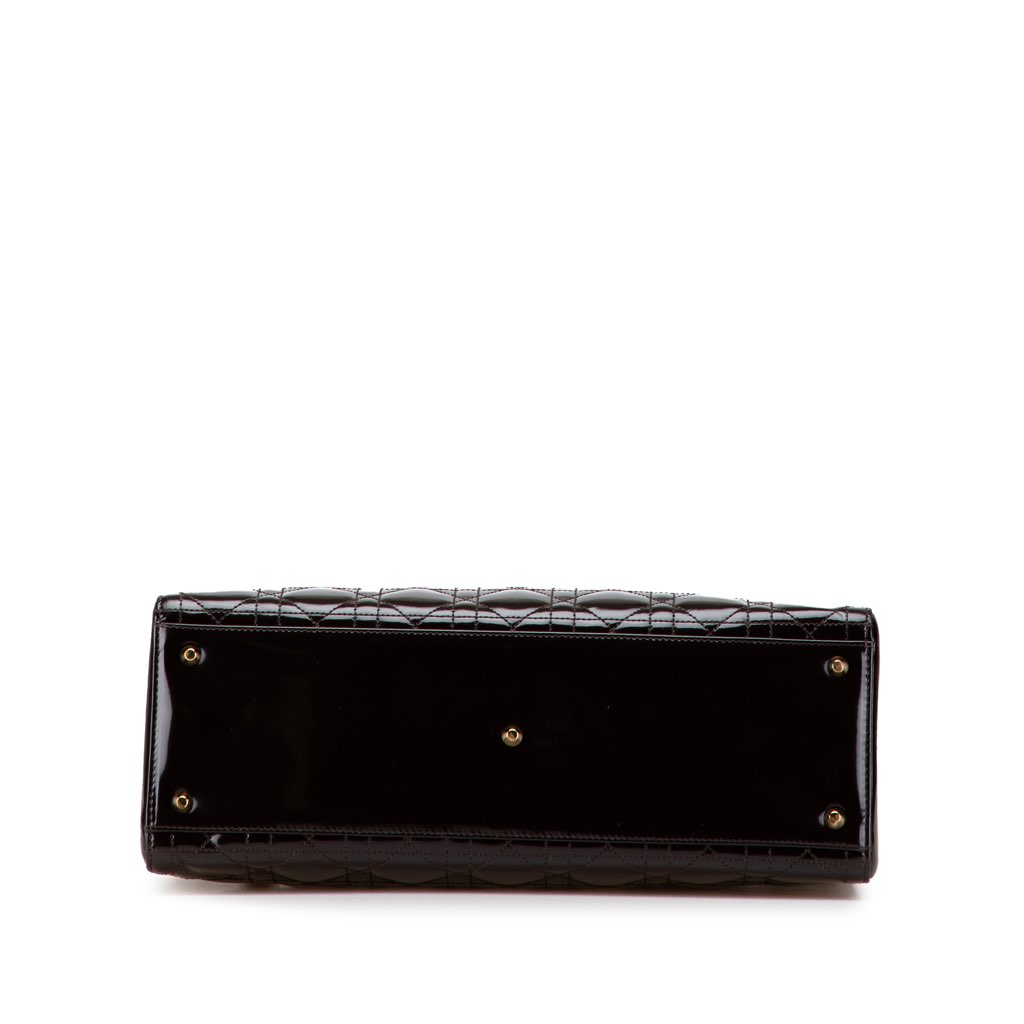 Dior Large Patent Cannage Lady Dior - 3
