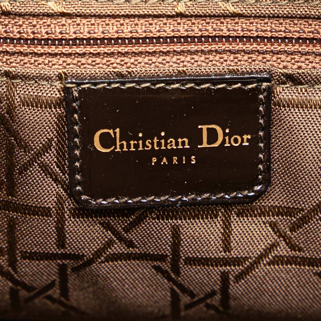 Dior Large Patent Cannage Lady Dior - 5