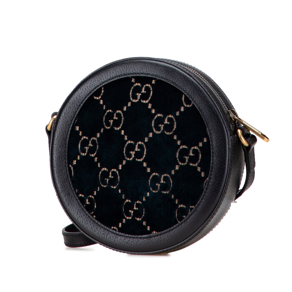 Gucci GG Marmont Velvet Round Crossbody - 2