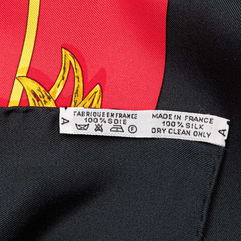 Hermès Clips Silk Scarf - Back view