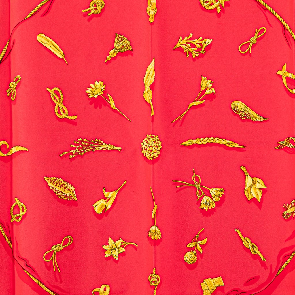 Hermès Clips Silk Scarf - Side view