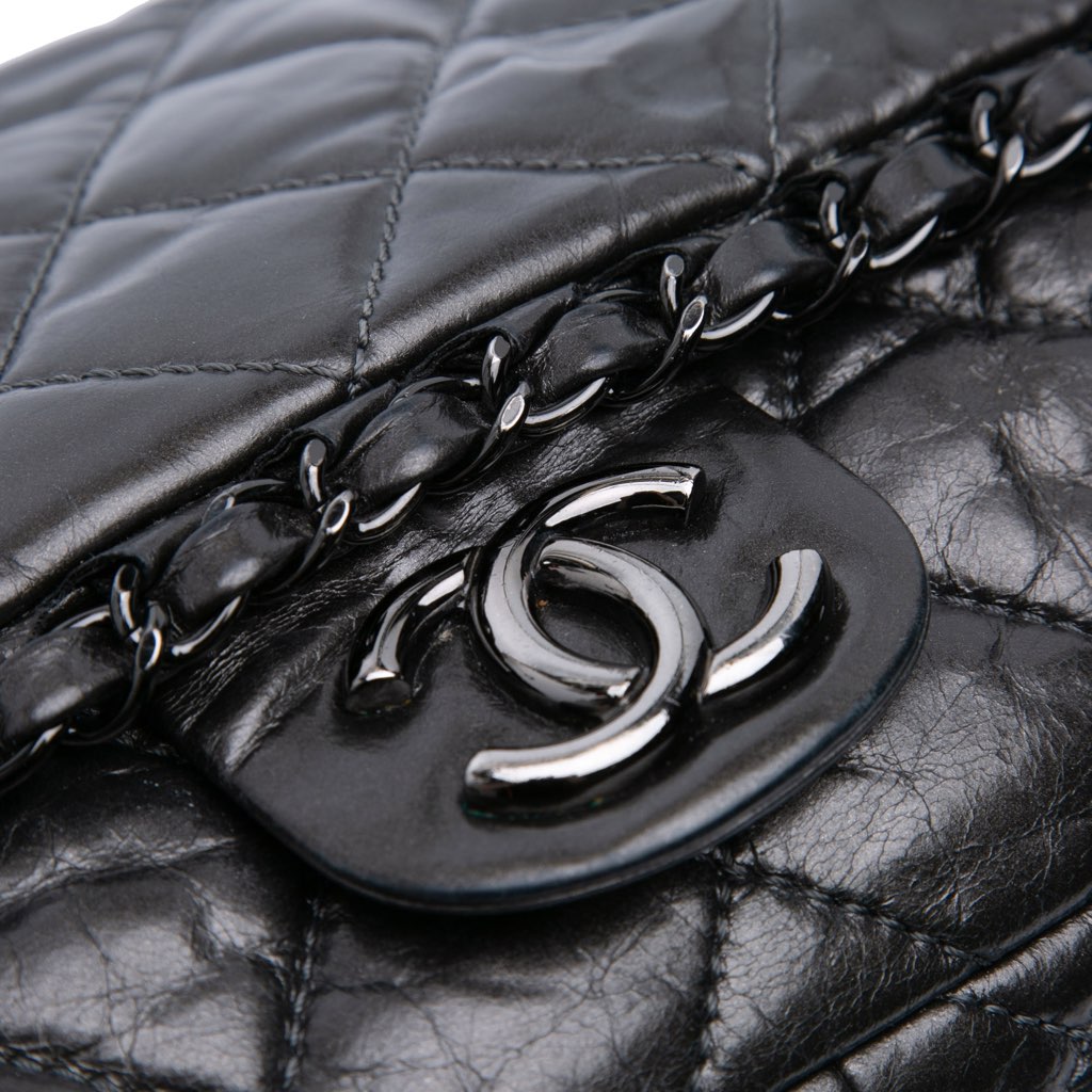 Chanel Medium Quilted Metallic Aged Calfskin Chain Me Flap - Detail 2