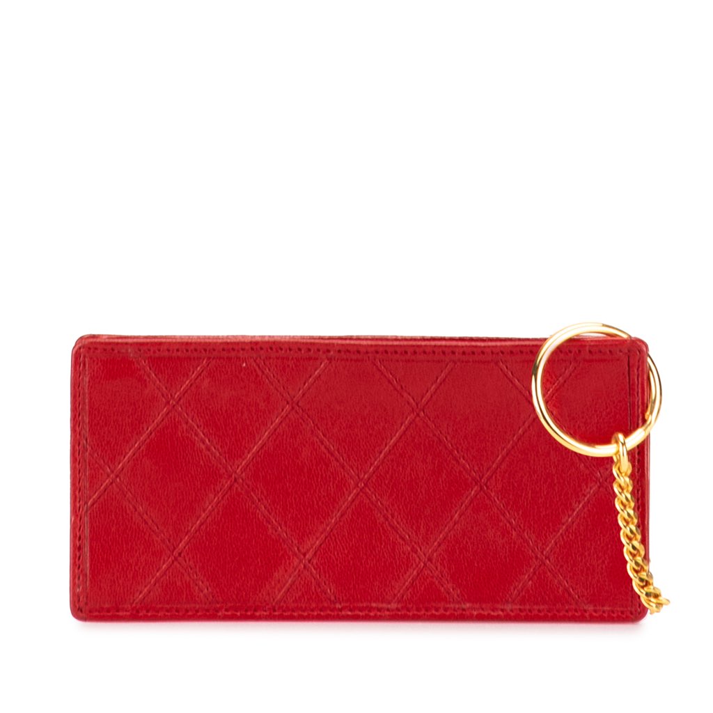 Chanel Quilted Lambskin Coin Pouch
