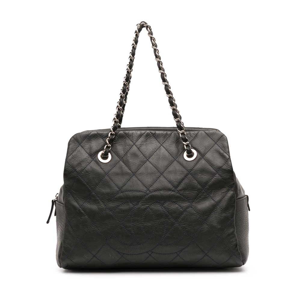 Chanel Petite Crinkled Calfskin Timeless Tote