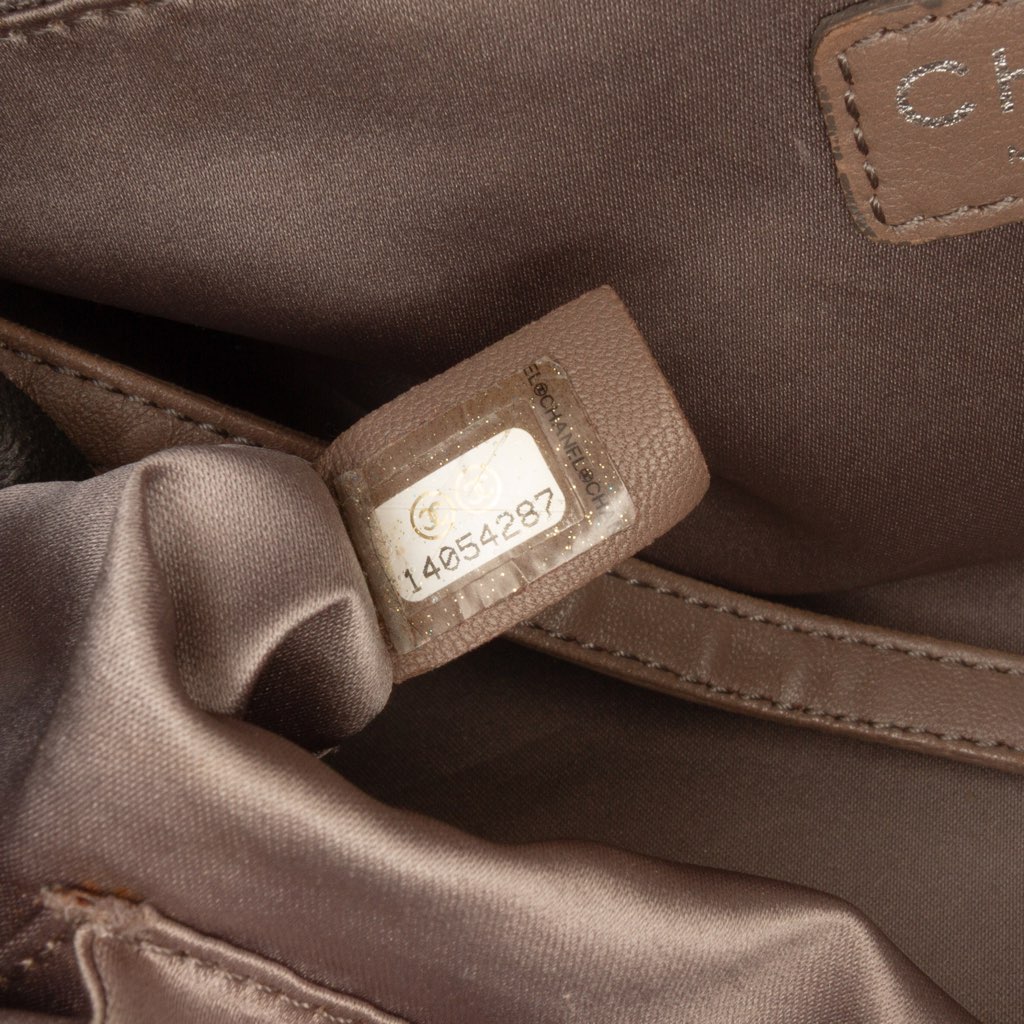 Chanel Petite Crinkled Calfskin Timeless Tote - Side view