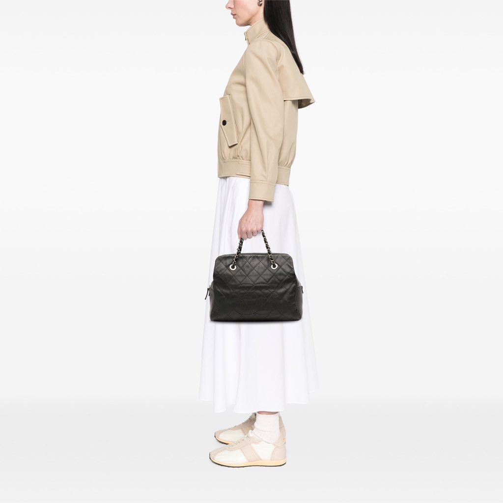 Chanel Petite Crinkled Calfskin Timeless Tote - Image 11