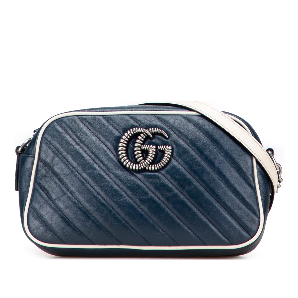 Gucci Small GG Marmont Leather Torchon Crossbody
