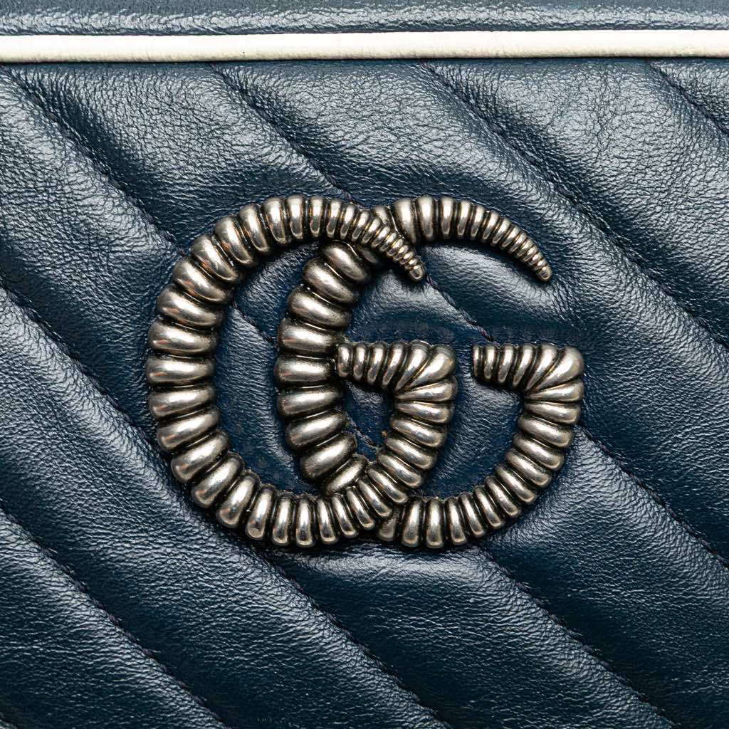 Gucci Small GG Marmont Leather Torchon Crossbody - Detail 2