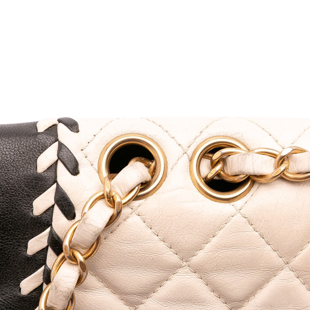 Chanel Small Bicolor Calfskin Braided Chic Flap - Image 13