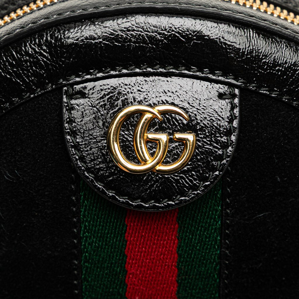 Gucci Mini Suede Ophidia Round Crossbody - Detail 2
