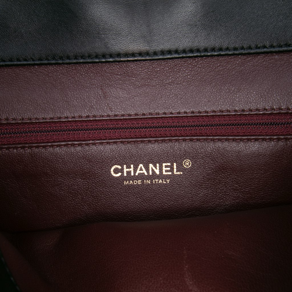 Chanel Large Lambskin Trendy CC Top Handle Flap - Side view