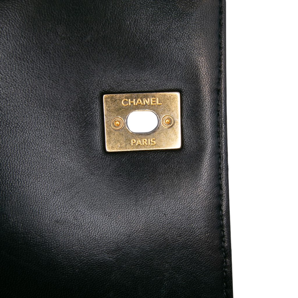 Chanel Large Lambskin Trendy CC Top Handle Flap - Detail 2
