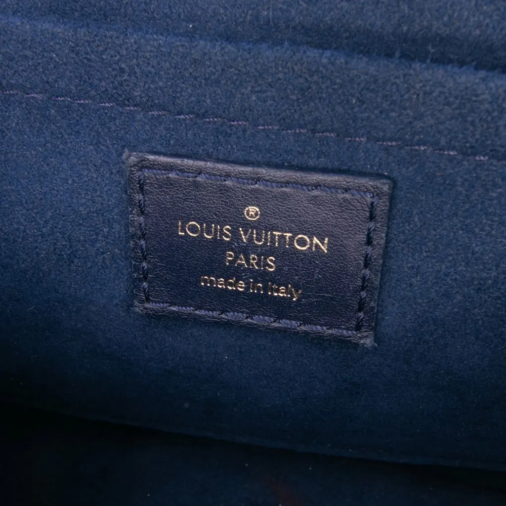 Louis Vuitton Limited Edition Denim Patches New Wave Chain MM Blue Denim Very good - Box View