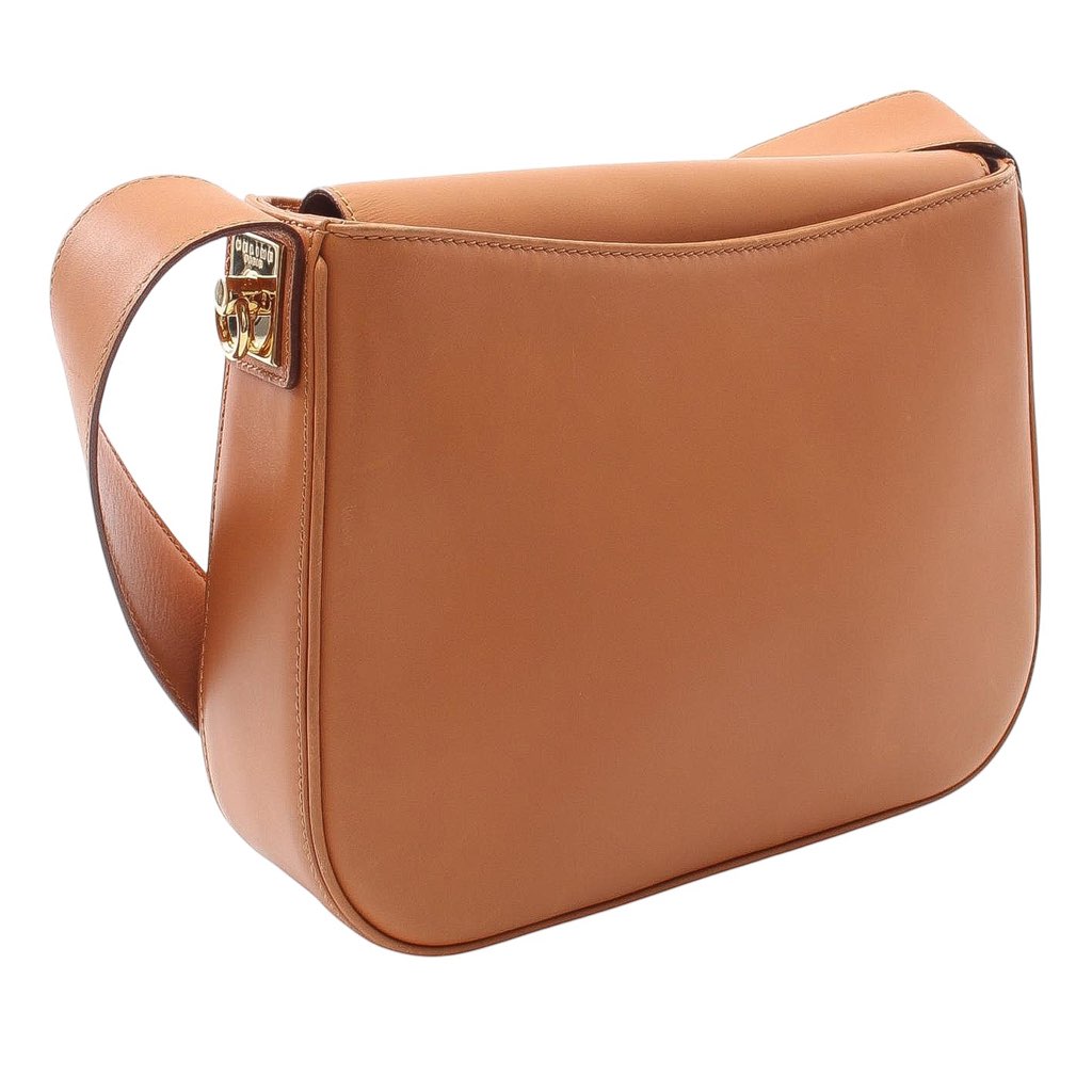 Celine Leather Shoulder Bag - Back view