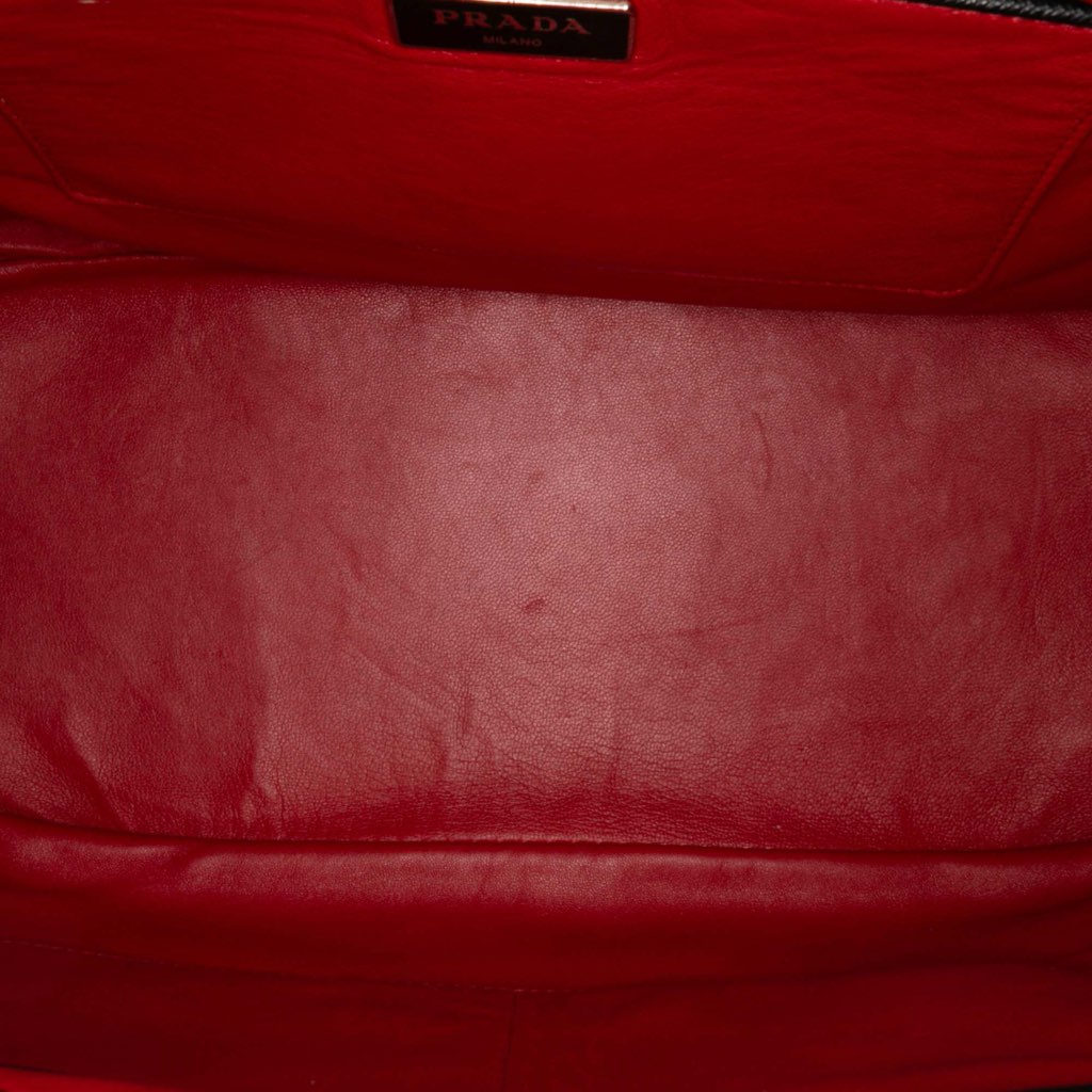 Prada Medium Bicolor Saffiano Lux Galleria Double Zip Tote - 4