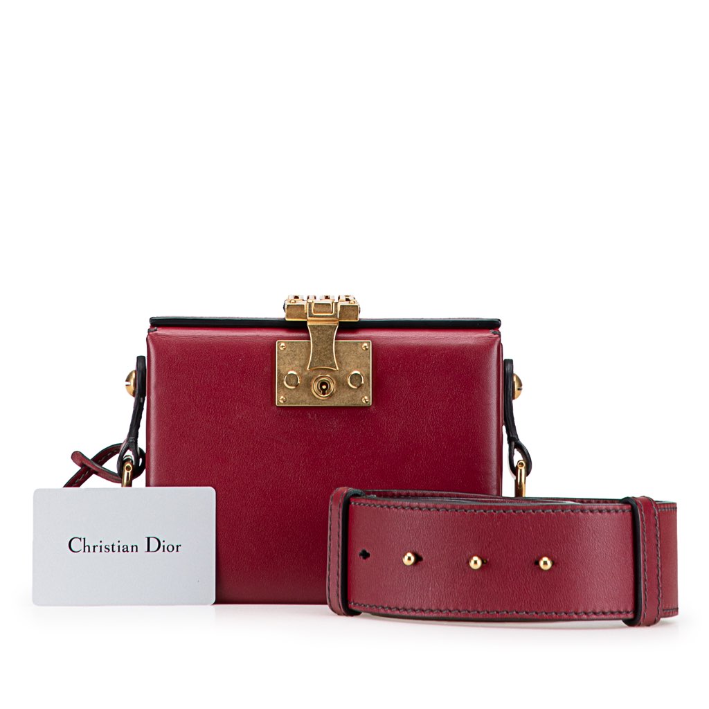 Dior Lambskin Dioraddict Lockbox Crossbody - Image 12