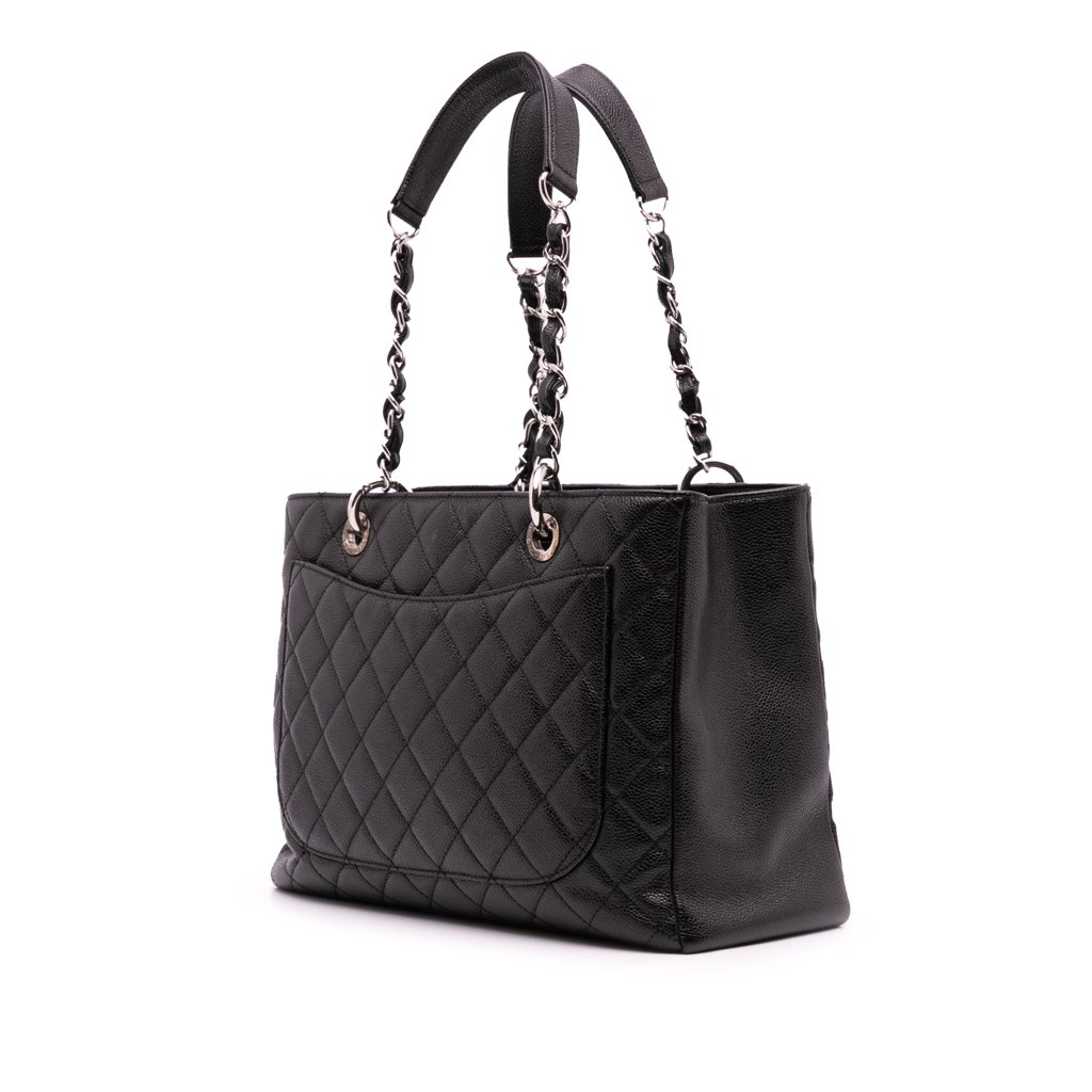 Chanel Caviar Grand Shopping Tote - Back view