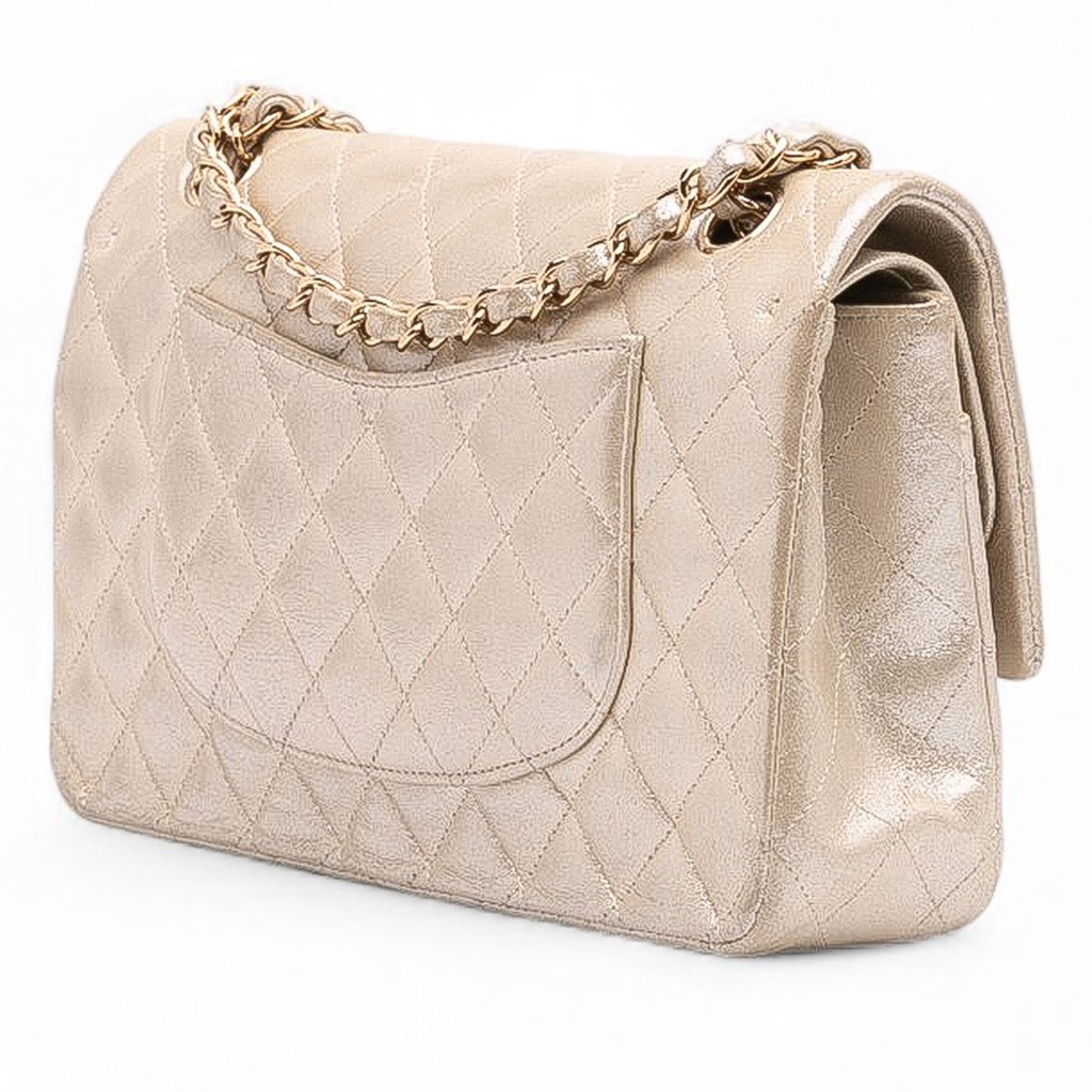 Chanel Medium Classic Iridescent Lambskin Double Flap - 2