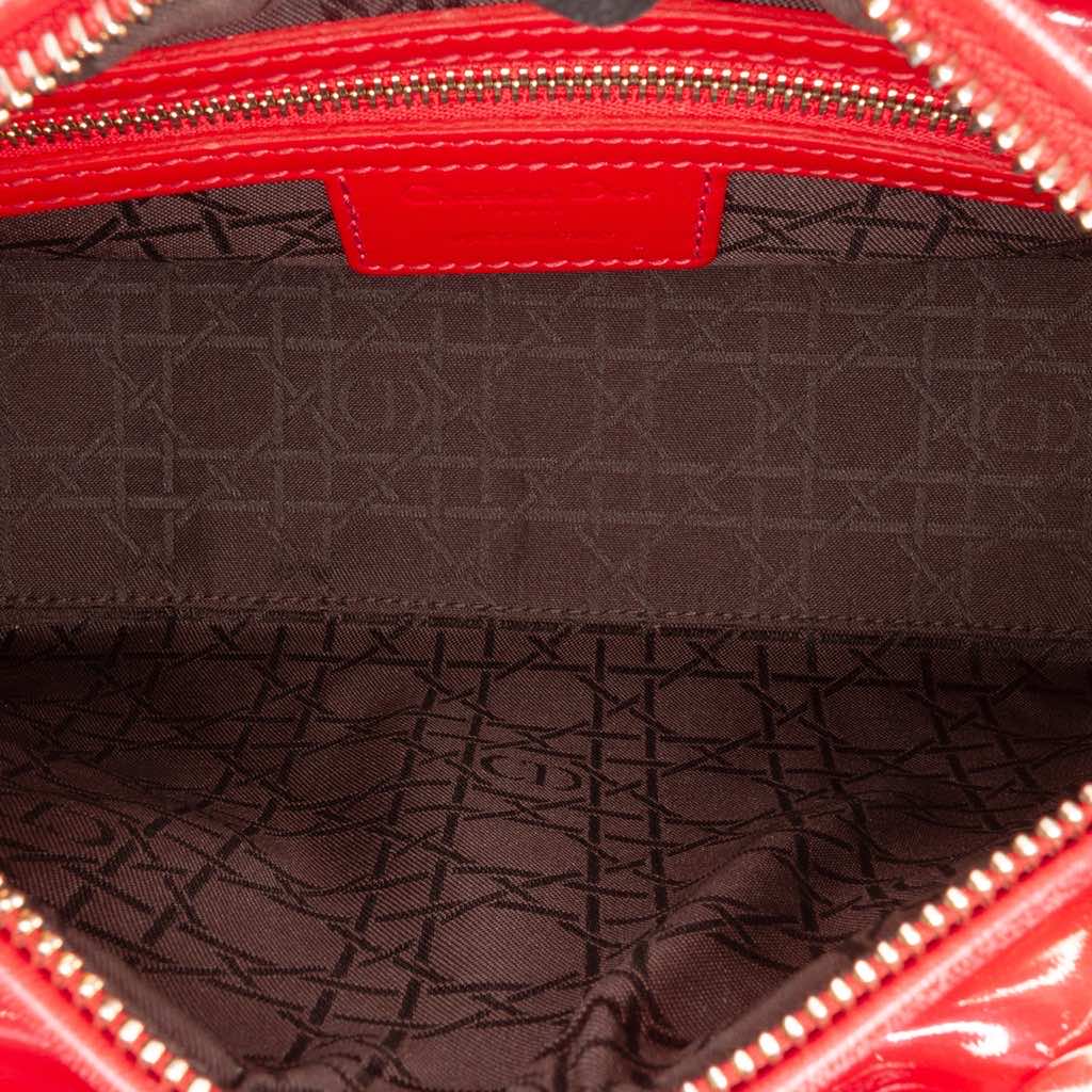 Dior Medium Patent Cannage Lady Dior - 4