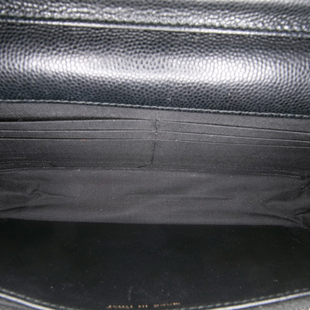 Chanel Quilted Caviar Golden Class Wallet On Chain - 4