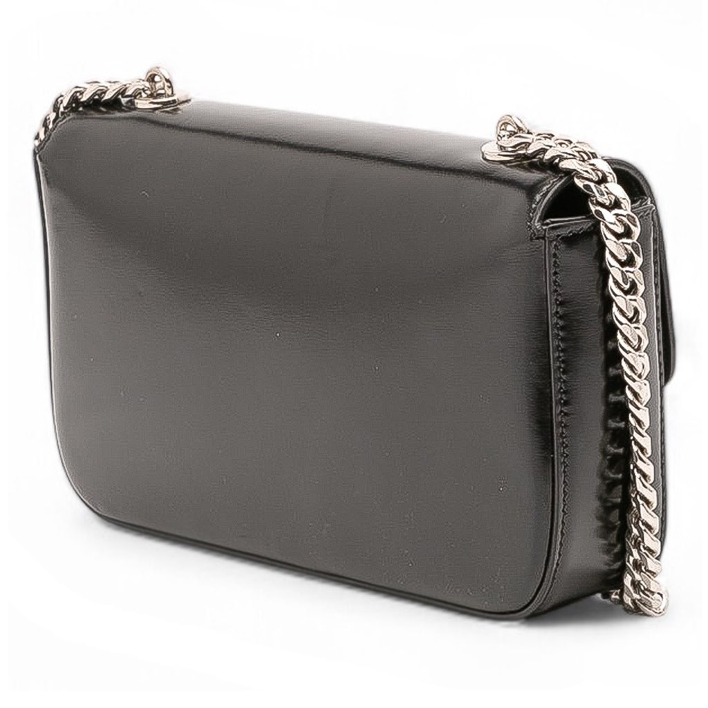 Celine Shiny Calfskin Claude Chain Shoulder Bag - 2