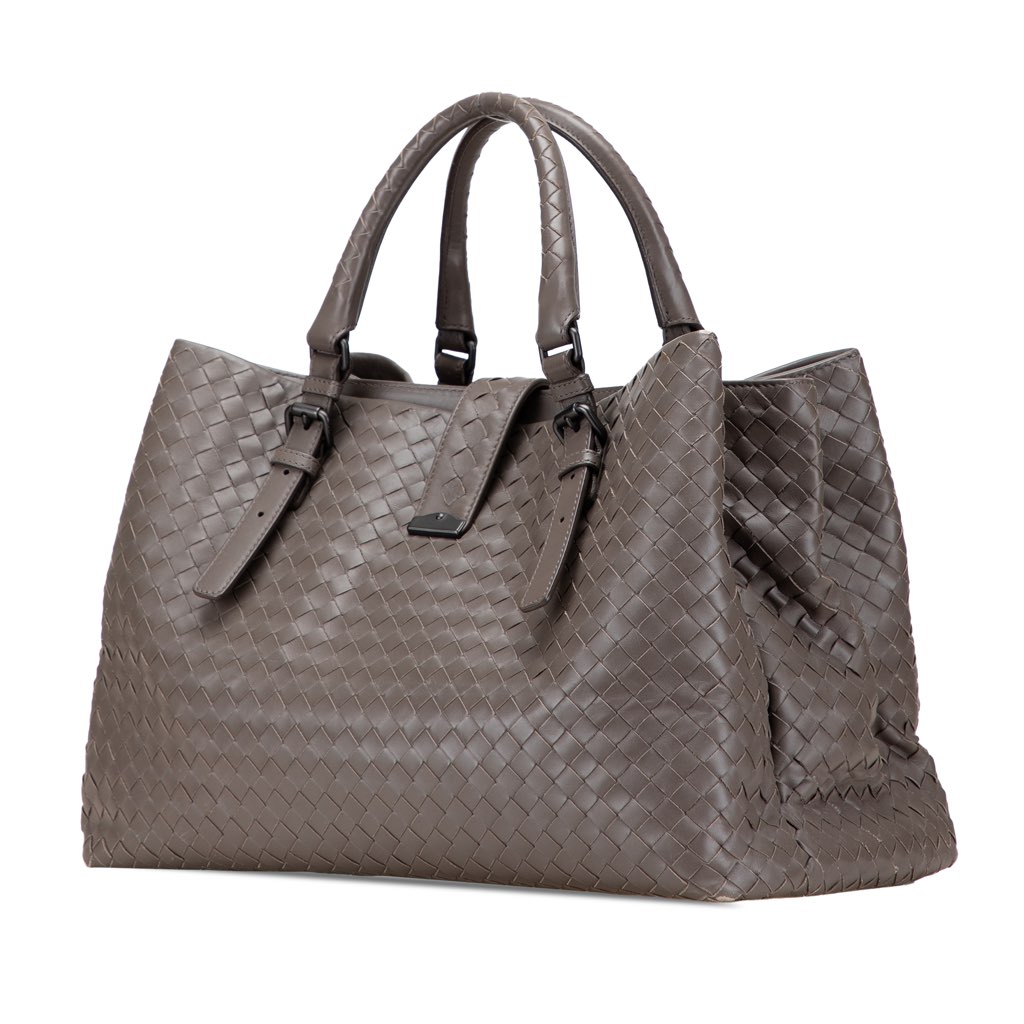 Bottega Veneta Small Nappa Intrecciato Roma Satchel - 2