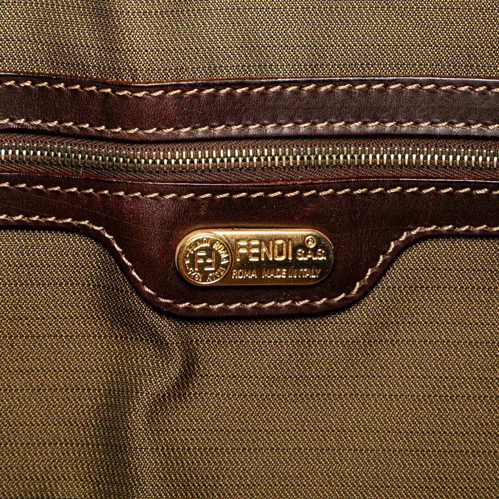 Fendi Zucca Canvas Drawstring Pouch - Detail 1