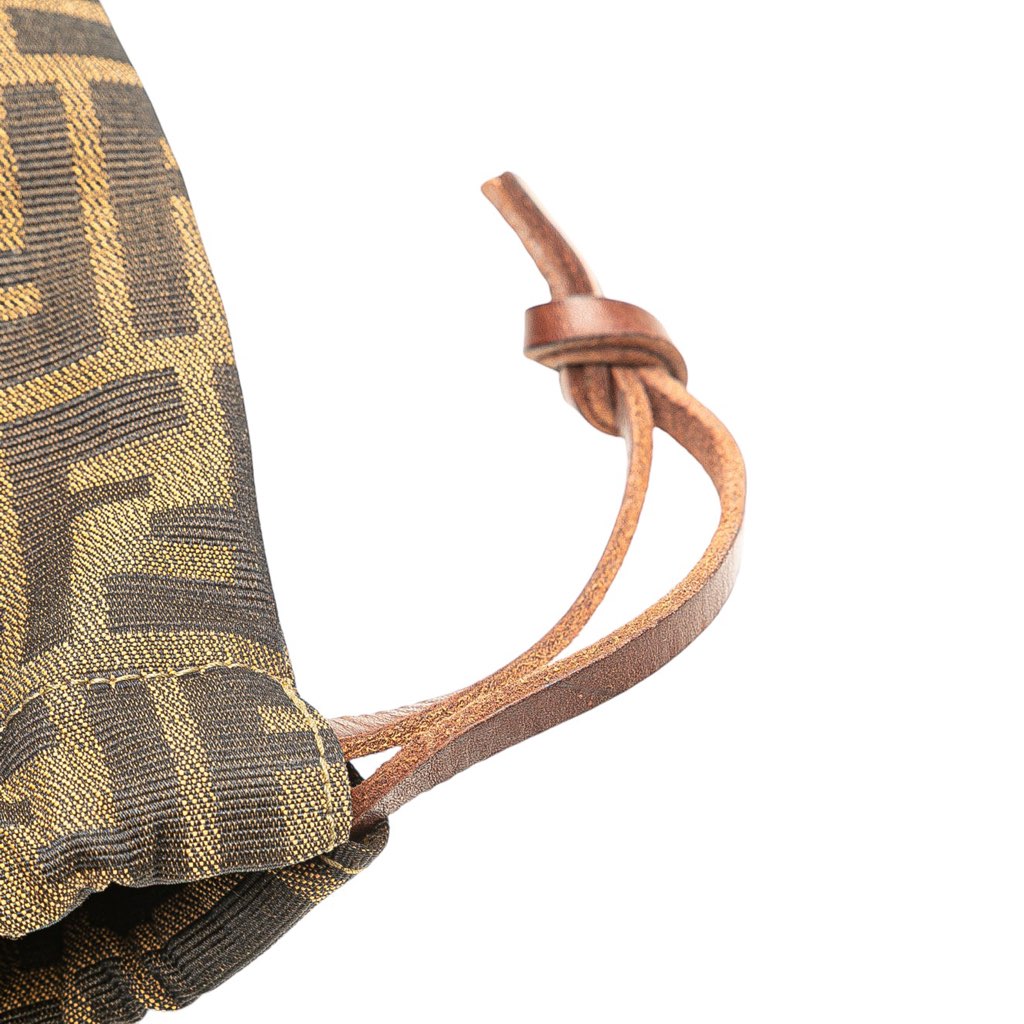 Fendi Zucca Canvas Drawstring Pouch - Image 11