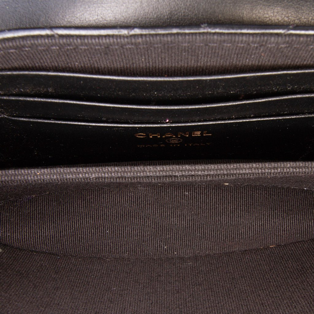 Chanel Mini CC Quilted Lambskin Phone Holder On Chain - 4